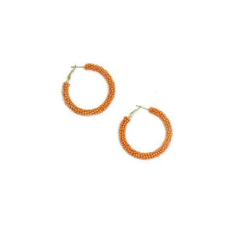 Kira Earrings- Peach