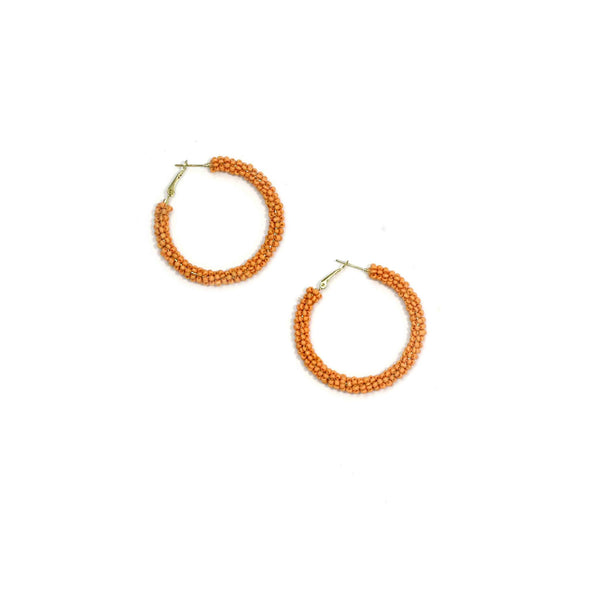 Kira Earrings- Peach