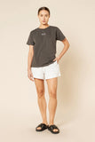 Nude. Organic Heritage Tee-Coal