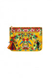 Small Canvas Clutch- Love Bird