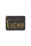 Small Canvas Clutch- Lucky Stars