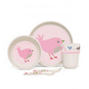 Bamboo Meal Set W/ Cutlery- Chirpy Bird