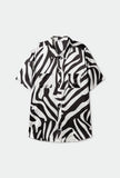 Short Sleeve Boyfriend Shirt- Lemur Matisse