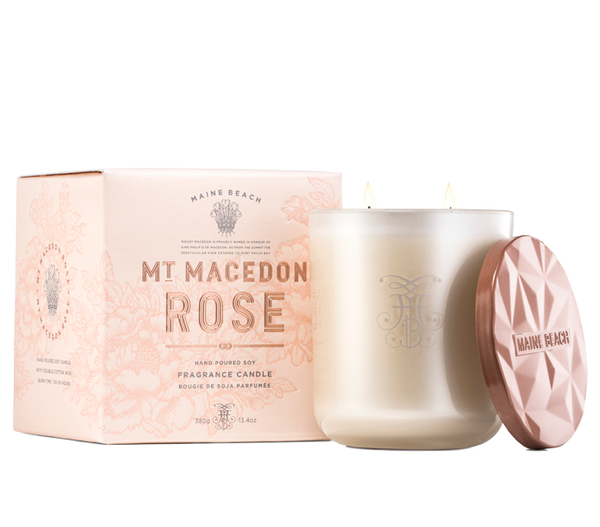 Mt Macedon Rose Soy Candle
