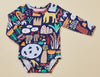 Long Sleeve Body Suit- Kakadu