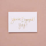 Classic Card- You're Engaged! YAY!