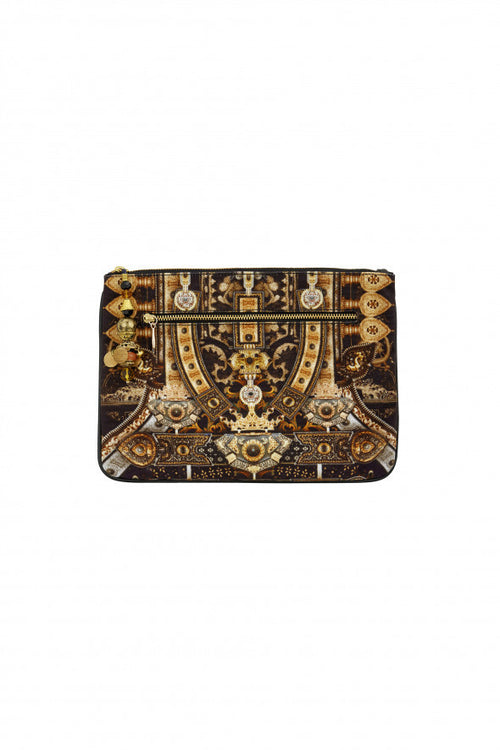 Small Canvas Clutch- Portala Prince