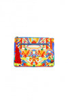 Small Canvas Clutch- Rio Riot