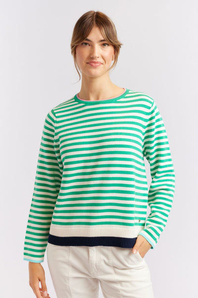 CANDY LANE SWEATER- EMERALD