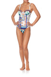 Ruched Bustier One Piece- Gone Coast