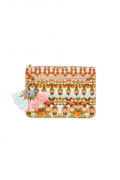 Small Canvas Clutch- Samba Salada
