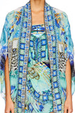 Open Front Cardi Cape- Leave Me Wild