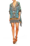 Short Lace Up Kaftan- Runaway Ready