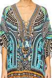 Short Lace Up Kaftan- Runaway Ready