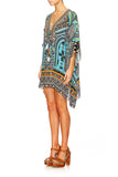 Short Lace Up Kaftan- Runaway Ready