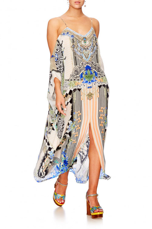 Shoestring Strap Kaftan- Salvador Secrets