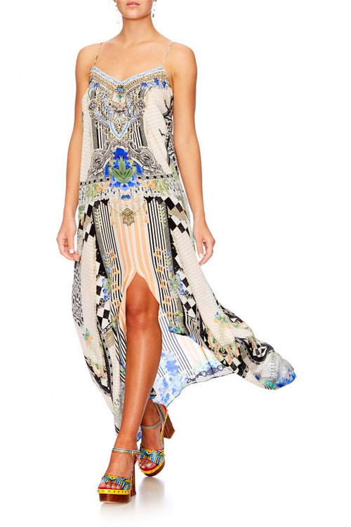 Shoestring Strap Kaftan- Salvador Secrets