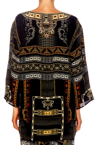 V Neck Oversized Blouse- For The Love Of Lhasa