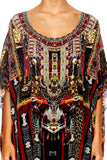 Short Round Neck Kaftan- In A Dalai Daze