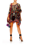 Short Round Neck Kaftan- In A Dalai Daze