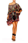 Short Round Neck Kaftan- In A Dalai Daze