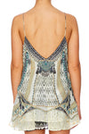 Multi Layer V Neck Top- Weave On