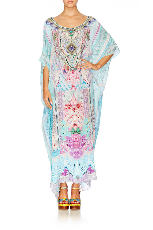 Round Neck Kaftan- Garden State