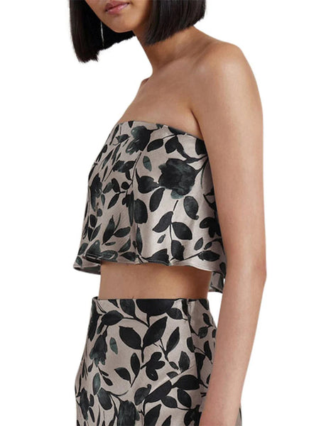 Silhouette Vine Strapless Top