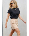 Suede Skirt- Camel