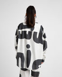 LS OVERSIZED SHIRT- SUMMI PRINT
