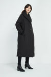 Heavy Padded Long Coat- Black