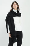 Pom Pom Scarf- Black