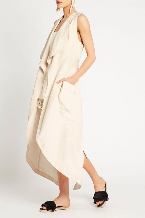 The Waterfall Vest- Rice