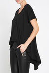 This Vivacious Heart Tee- Black