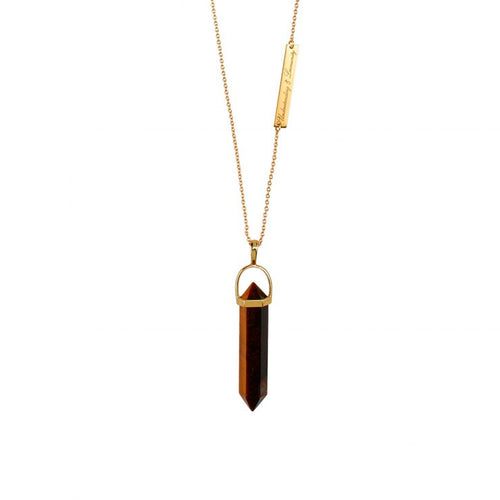 Minerals Necklace- Tigers Eye