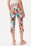 Peal Slit Slim Pant- Tropical